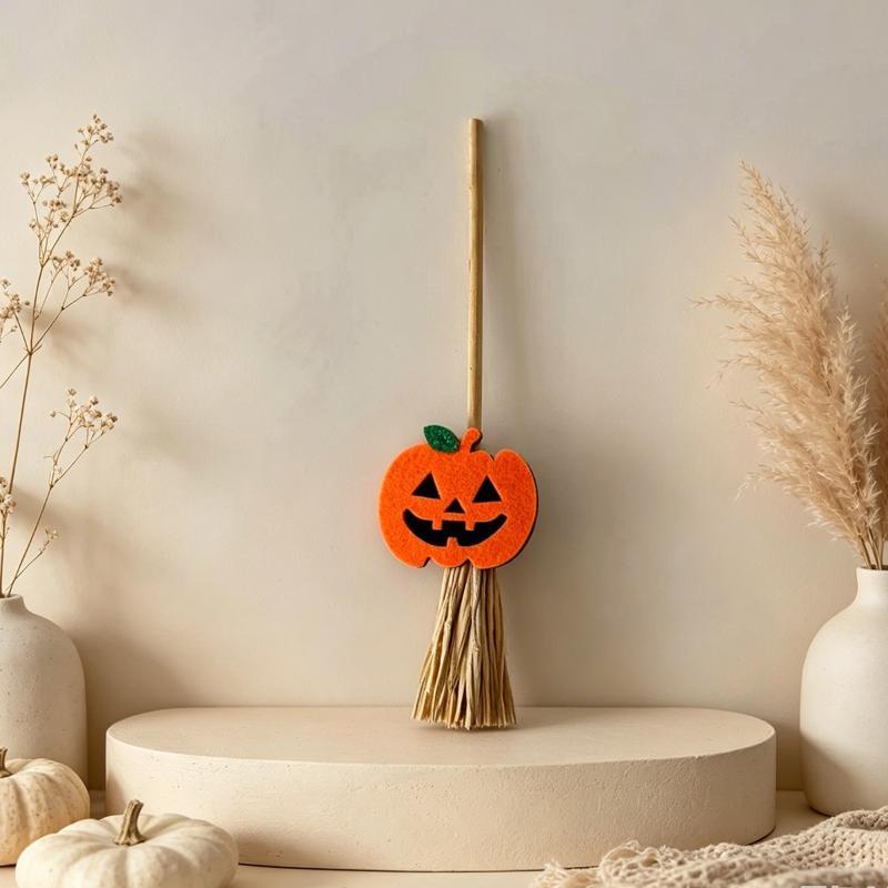 Halloween Pumpkin Bat Ghost Mini Straw Decor Food Grade Material for Home Halloween Party Table Decorations