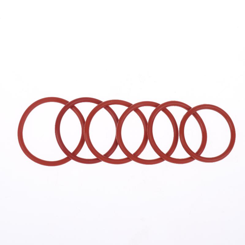 10PCS Silicone O RING For Coffee 43.6*35*4.3 Mm O-Ring VMQ Gasket Seal Thickness 4.3mm ORing Red Rubber