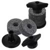 Cymbal Bracket Kit: Includes Plastic Bracket, Drum Cymbal, Felt Pad, Fixing Screws.