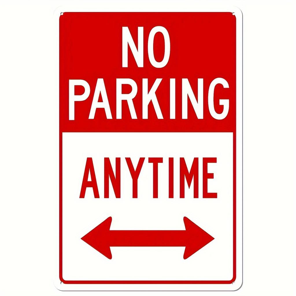 Metallschild" Parkverbot Unbefugte Fahrzeuge werden auf Kosten des Fahrzeughalters abgeschleppt" Blechschild, für Außendekoration an der Wand