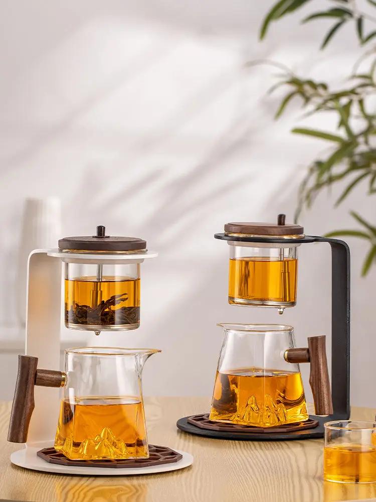 Tea Set Glass Automatic Kung Fu Tea Cup Home Filter Tea Teapot Flowing Cup