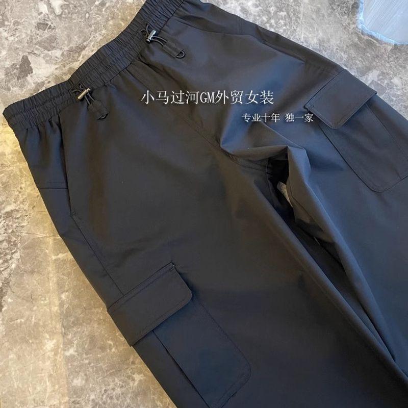 

Export R Order!! Handsome to No Friends, Treasure L * U Outdoor Three-Proof Quick-Drying Lightweight Workwear Casual Pants Female Spring Black S