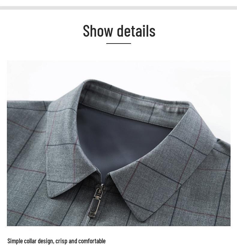 Stylová pánská klopová bunda - Podzim 2025 Business Casual Svrchní oblečení