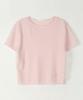 AHWE Half Sleeve Round Neck Knit_Baby Pink