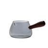 Shangqi Heat-Resistant Glass Fairness Cup with Wooden Handle