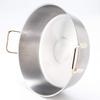 Endo Shoji Super Denji Frying Stainless for Induction Made in AAG3905 Pan, 42cm, Steel, Cooktops, Japan,