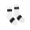 Color Block Middle Socks_White (Men)