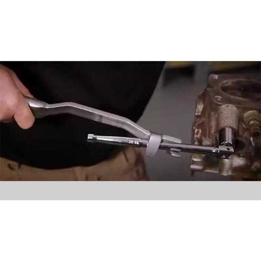 For Adjustable Torque Wrench Extension Lever Arm Tool Steel Extension Rod for Easy Tightening and Loosening Tasks