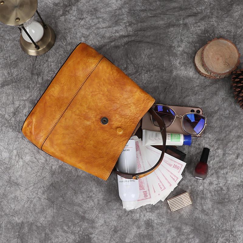 Genuine Leather Women Crossbody Bag Vintage Design Ladies Handbags Fashion Shoulder Bags