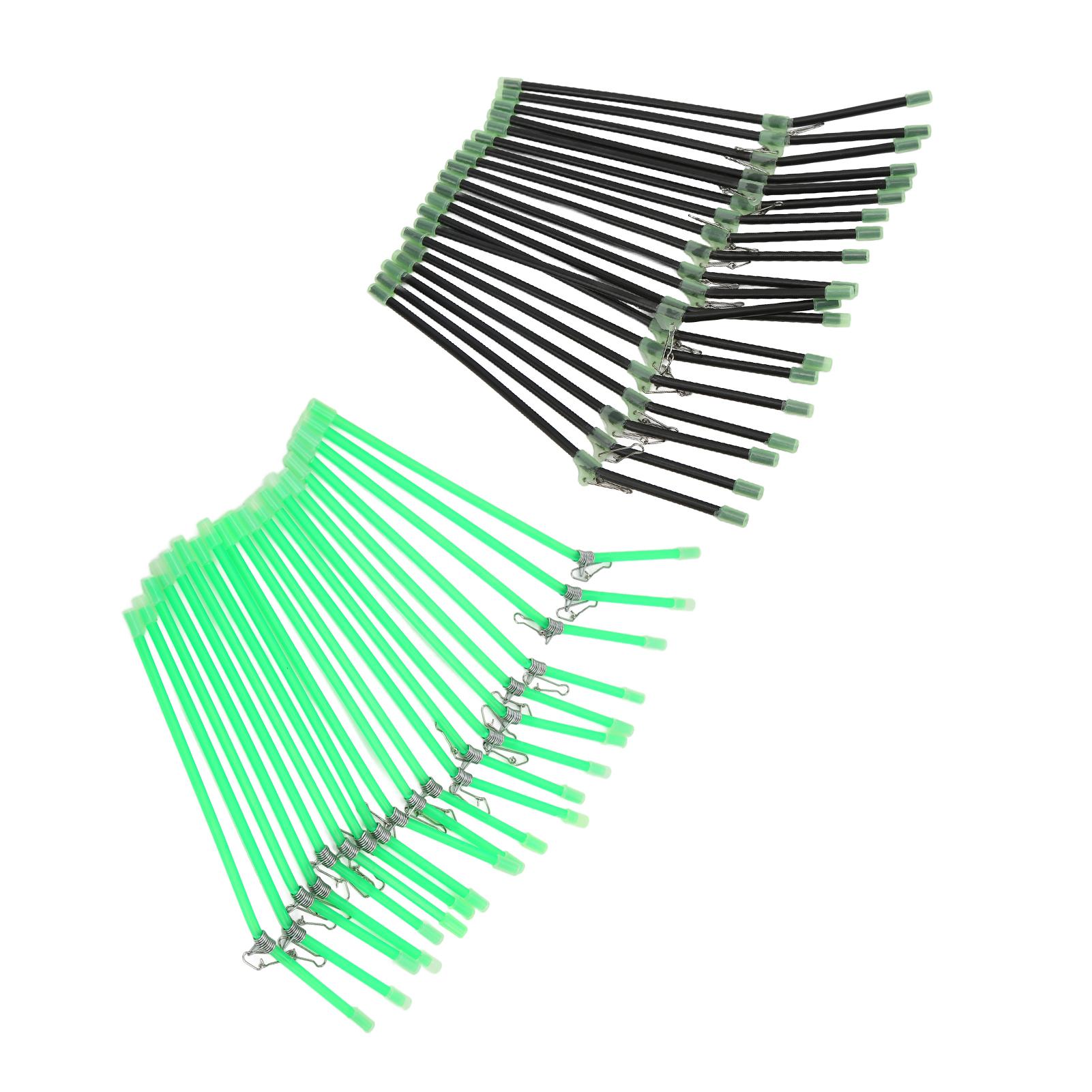 

20 шт., антифидерная стрела для морской рыбалки с защелками, балансировочная трубка, рыболовные снасти Black Plastic