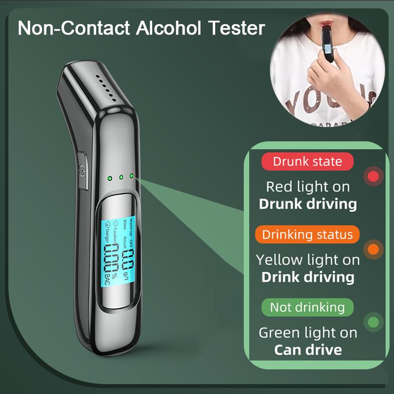 S+ Precision Non-Contact Digital Alcohol Tester with High Accuracy for Drunk Driving Tests