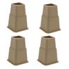 Multi-height Bed Feet Heavy Duty Furniture Cabinet Lifts Supports