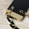 Neue Handy-Zubehör-Handy-Teile-Kette, Anti-Verlust-Universal-Schwarz-Gold-Schulter-Hals-Crossbody-Handy-Gurt-Hüllen-Ketten