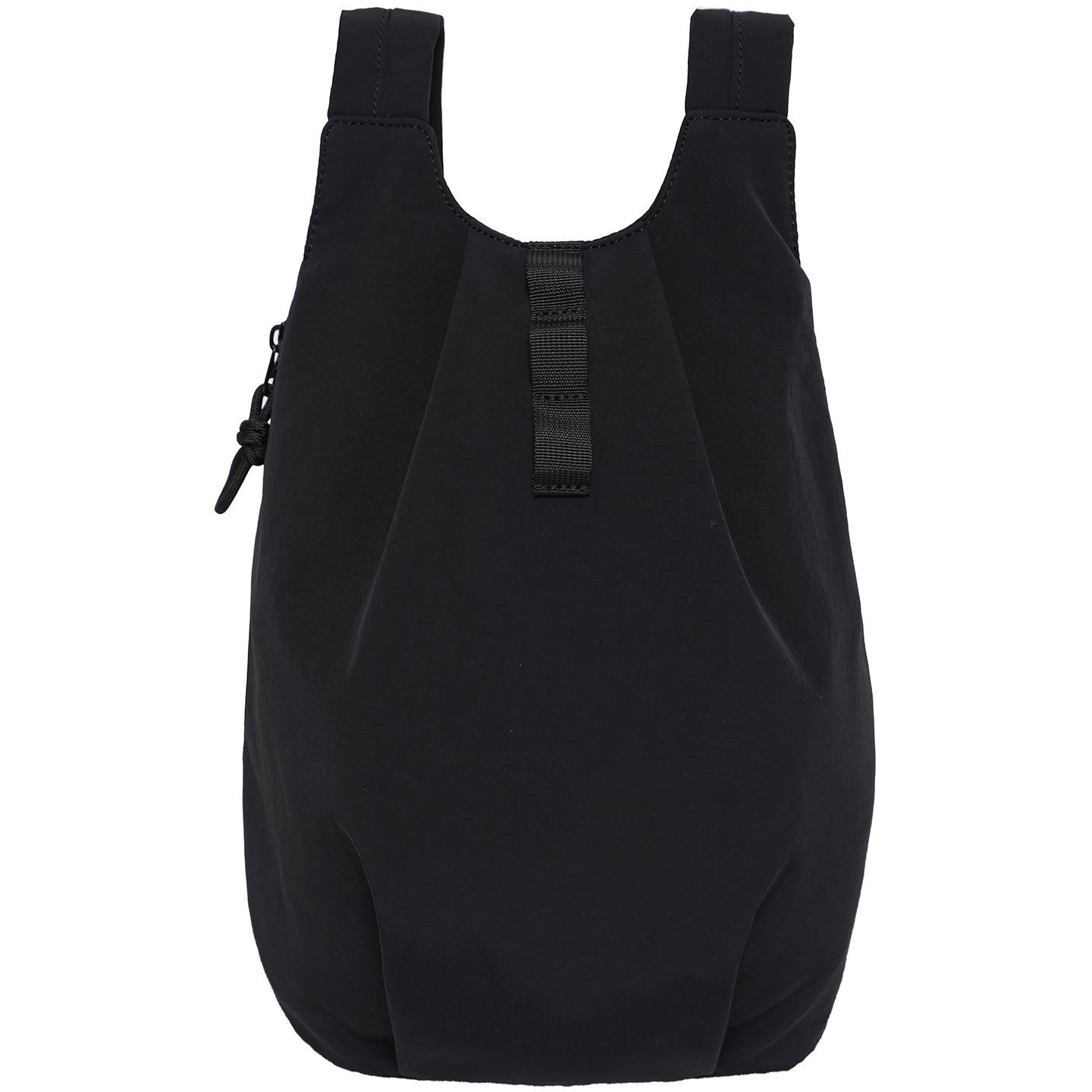 

Nylon Waterproof Lightweight Backpack for Cycling, Travel, and School - Unisex and Customizable чёрный
