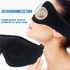 USB Charging Music Sleep Mask Soft Fabric Light Blocking Eye Cover  Bedtime Use