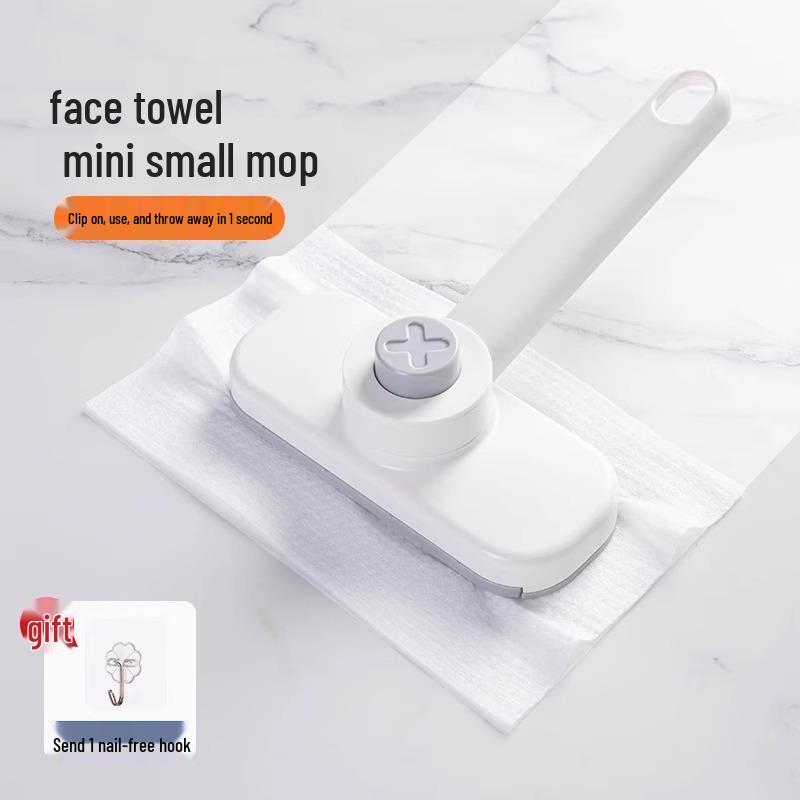 Drehbarer Freihand-Mini-Mopp mit Handtuchklemme