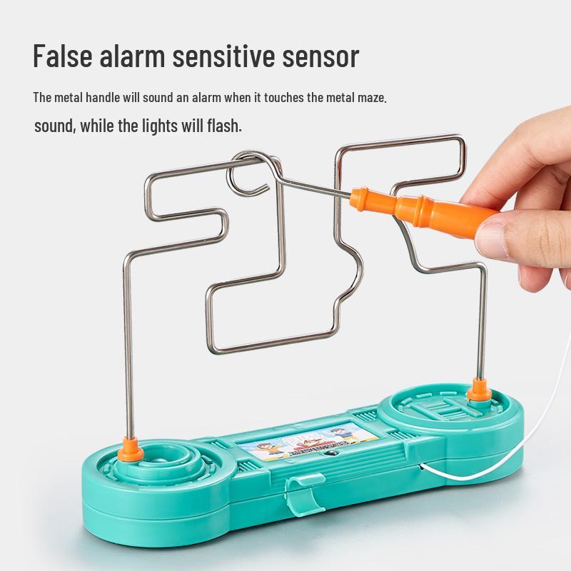 Electromagnetic Maze Puzzle: Hot Wire Shock Focus Game for Kids