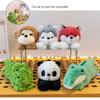 Cartoon Animal Panda Monkey Clap Bracelet Plush Toy Wristband Decorative Handicraft 80 Characters