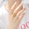  Adjustable Spiral Rings for Women Stainless Steel Twist Exaggerated Geometric Swirl Ring Punk Jewelry Birthday Gift