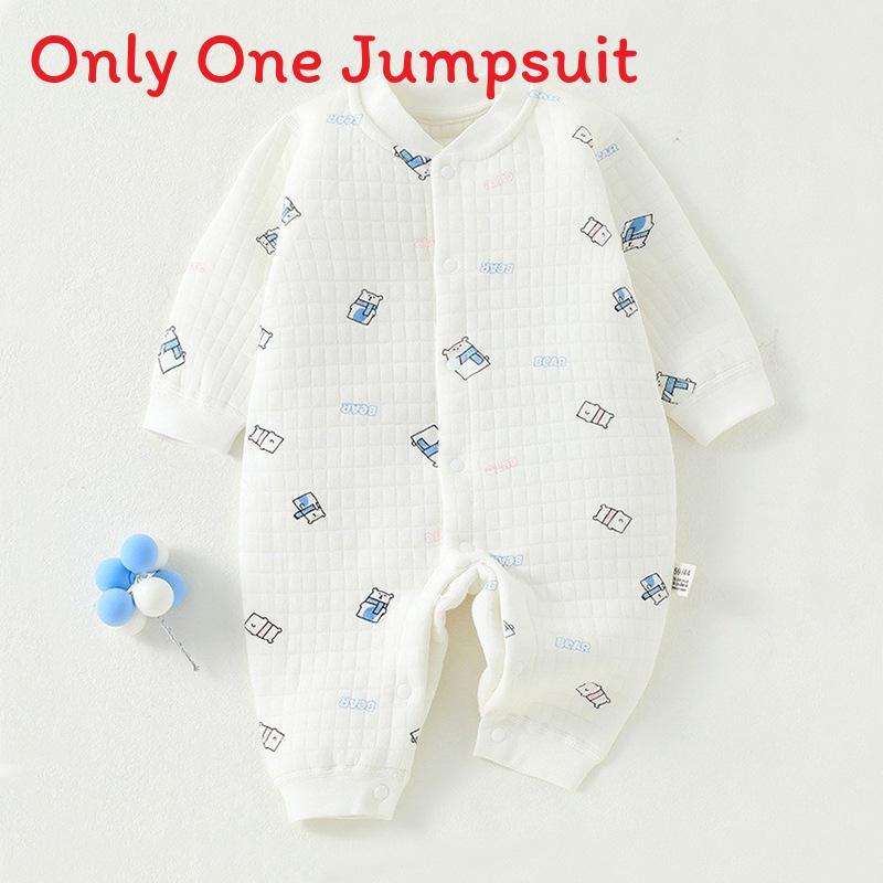 Baby Winter Comforter Onesie With Cotton Thickening For Newborns And Babies