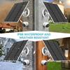 Solars Panel Charging for Outdoor Security Cameras, 5W High Efficiency with Adjustable Mount and 13ft Cable