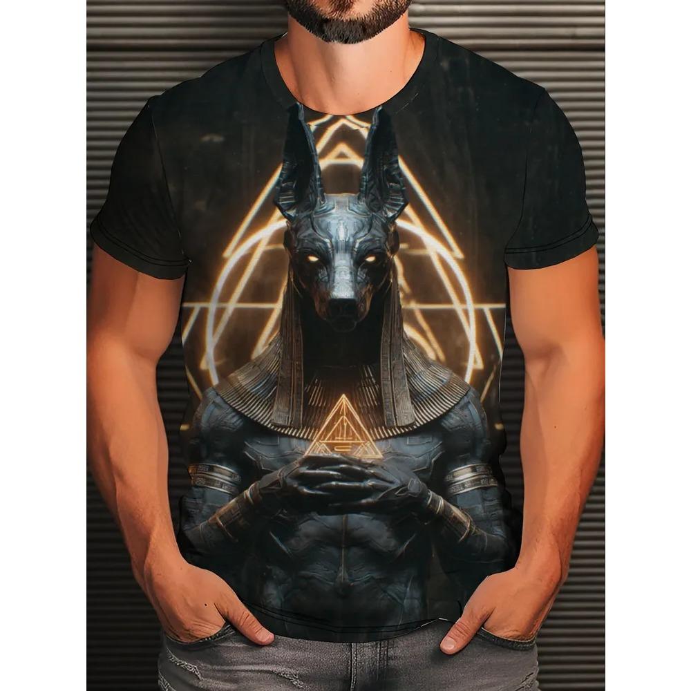 

Summer Men s T-shirt Creative Pattern 3D Printed Short Sleeved T-shirt Fashionable Comfortable Soft Breathable Large Loose T-shirt 6XL
