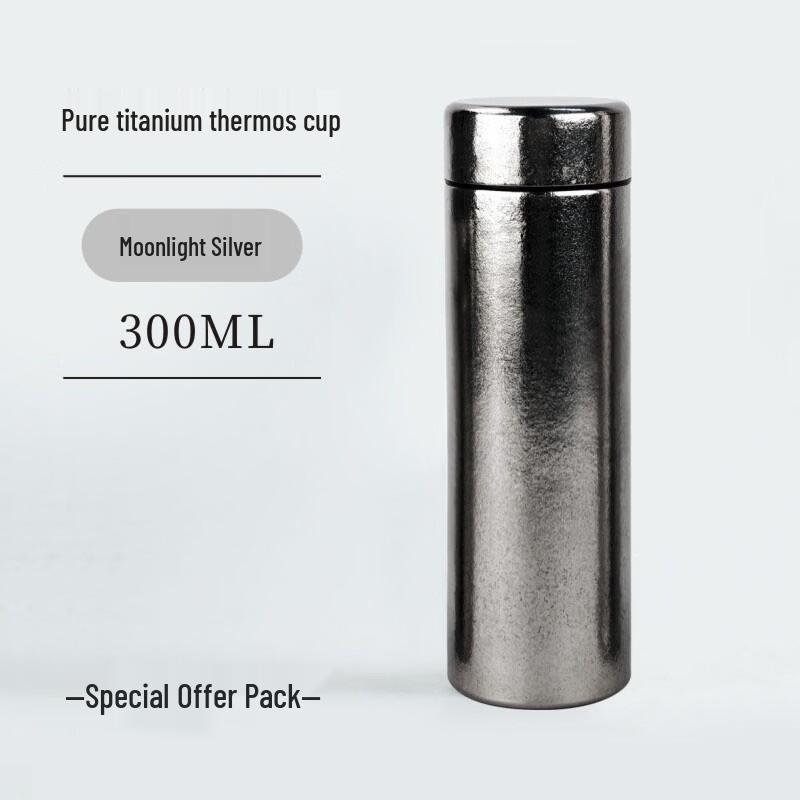 Portable Pure Titanium Insulated Tea Mug 300ml