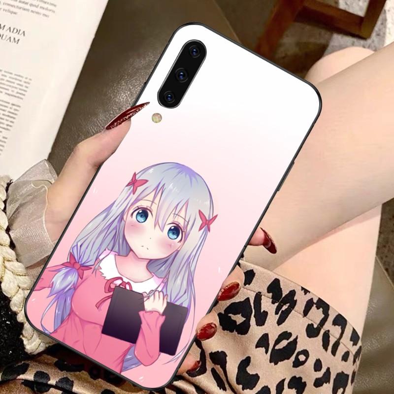Eromanga Sensei Manga Anime Phone Case For Samsung A91 A81 A73 A72 A71 A30S A20 A12 A13 A52 A53 4G 5G Soft Black Phone Cover