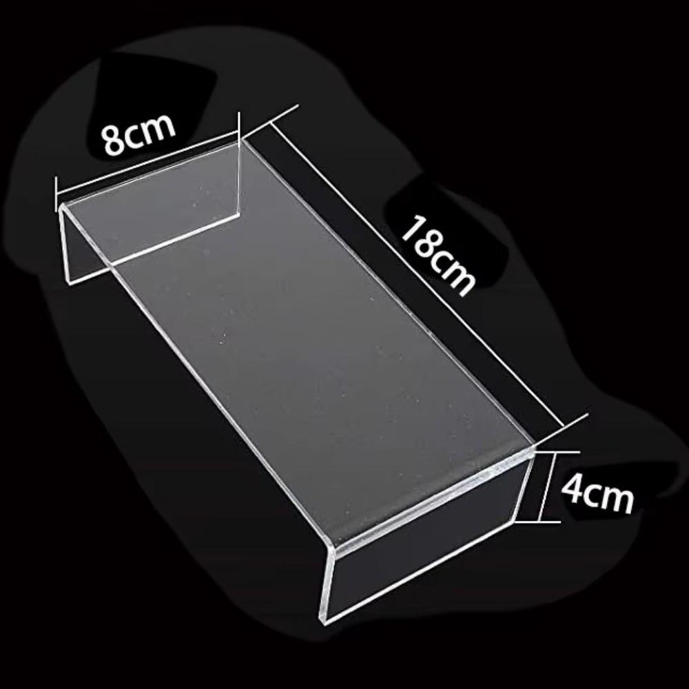 Stackable Structure Figurine Display Stand Transparent Acrylic Doll Display Stand Makeup Organizer