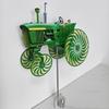 Tractor Windmill for Yard with Rotating Wheels Garden Windmill Yard Ground Stake Windmill Yard Art for Garden Patio Lawn Decor