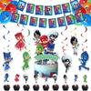 Pj Masks Theme Birthday Party Supplies With Cheerful Decor And Festive Tableware