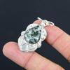 Pear Tree Agate Gemstone Sterling Silver Birthday Engagement Trendy Wife Pendant