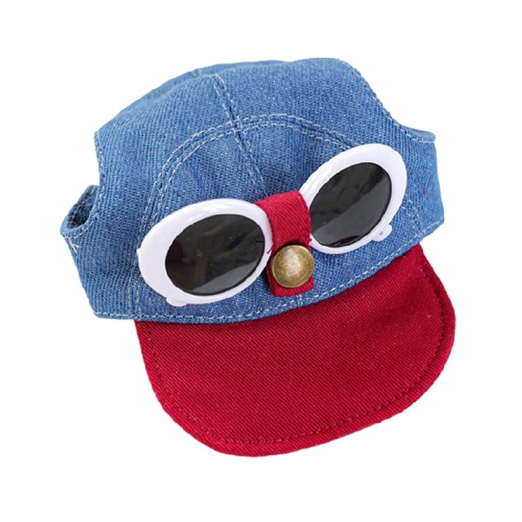 

Pet Sun Protective Hat Adjustable Tie Wide Brimmed Design For Dog Cats Rabbits Lightweight Summer Accessory S