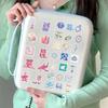 100PCS Ocean Stickers Cute Sea Creature Aesthetic Decals Blue Pink Vinyl Waterproof Stickers Water Bottles Laptops Scrapbooking