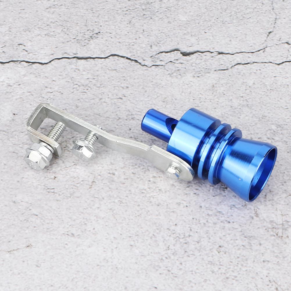Car Turbine Whistle Exhaust Pipe Speaker Modified Automobile Motorcycle Car AccessoriesBlue