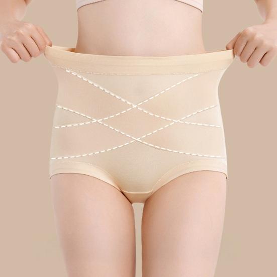 Leakproof Tummy Control Panties Breathable High-Waisted Women Underwear Seamless Comfort Body Shaper