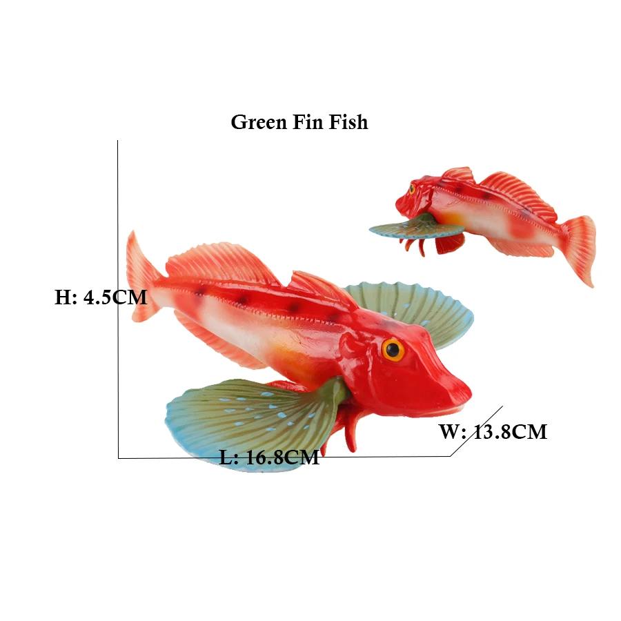 Marine Toy Animals Figures Sword fish Sailfish Salmon Shark Piranha Animal Figurines Action Figure Children Toys Games kids Gift