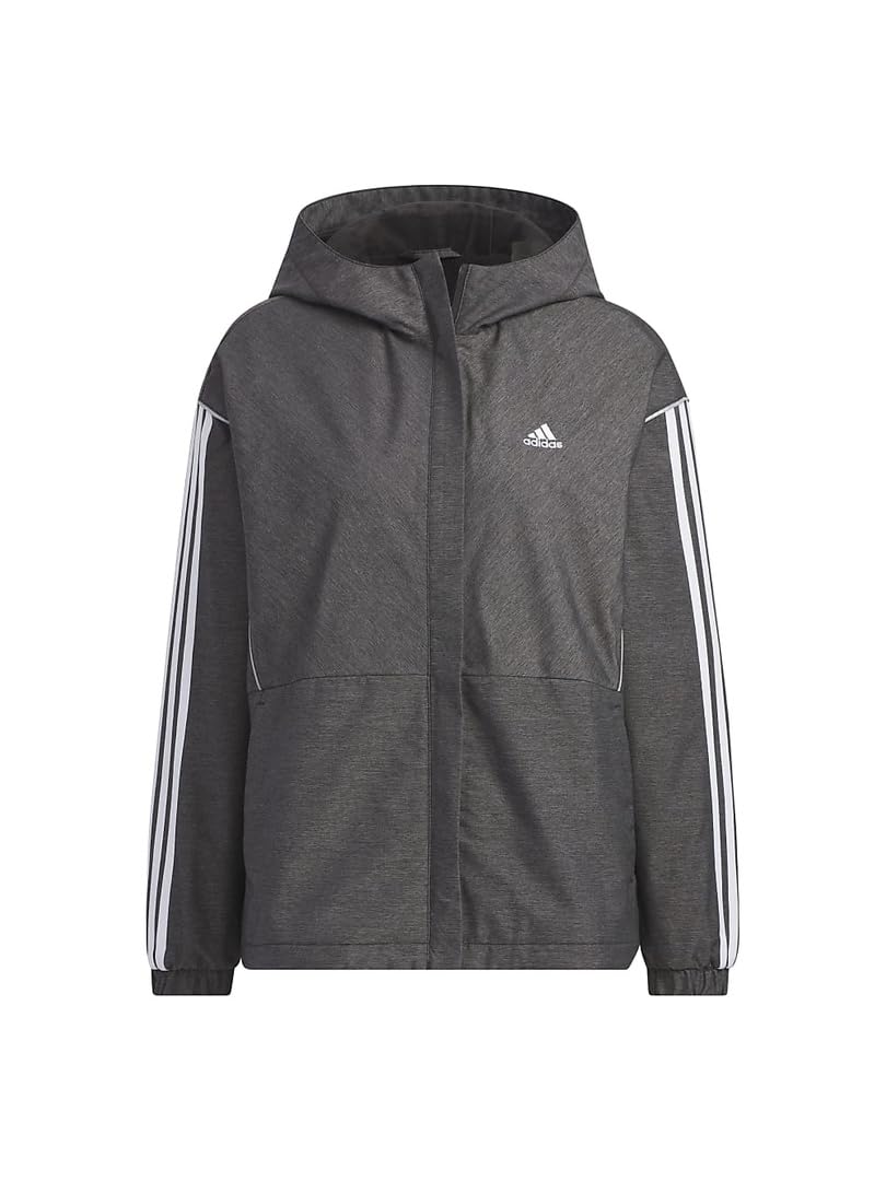 

Adidas IEH93 Denim Woven Windbreaker Black Size Women s Loose-Fit Jacket, (IK9881), J/L