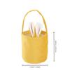 Easter Storage Basket Colorful Easter Egg Handbag New Bunny Ears Candy Handbag  Gift Giving