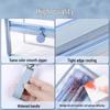 High-Capacity Transparent Pencil Case for Exams, Multipurpose Makeup Bag, Convenient Stationery Organizer