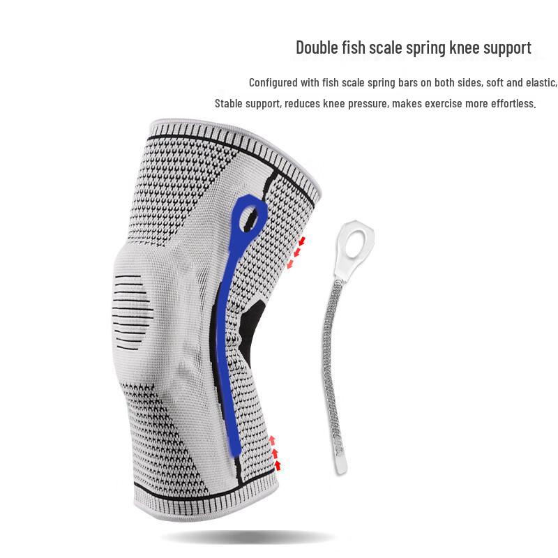 Maister Silicone Spring Anti-Slip Sports Knee Brace