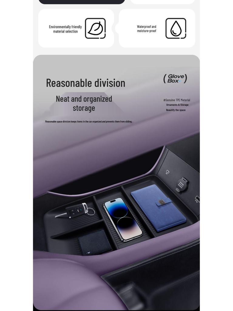 Leapmotor C16 Center Console Storage Box for Armrest Modification