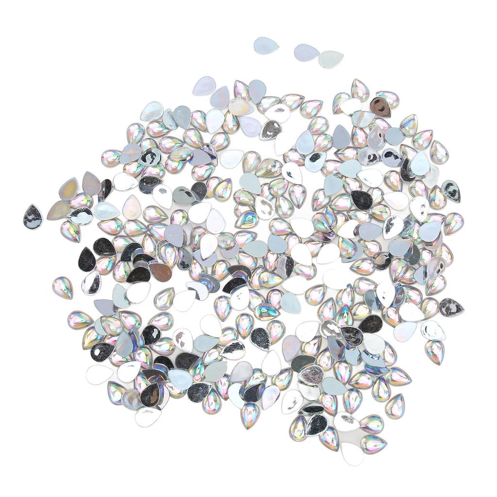500 Pcs Nail Art Rhinestones Shiny Beautiful Acrylic Rhinestones for Jewelry Earrings Bracelets