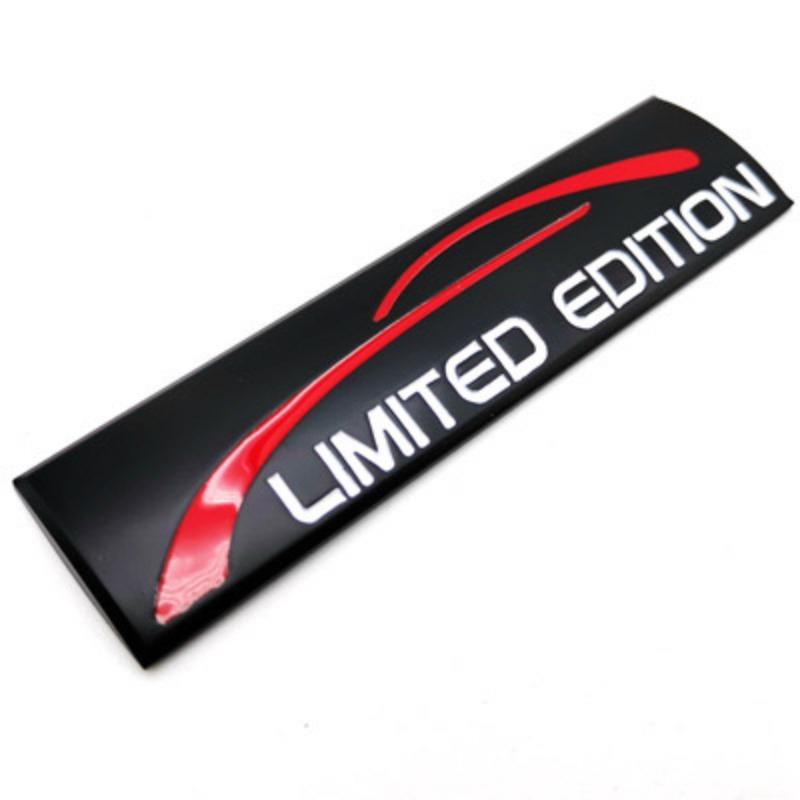 3D Metal Limited Edition Emblem Badge Sticker Decals Car Styling Accessories