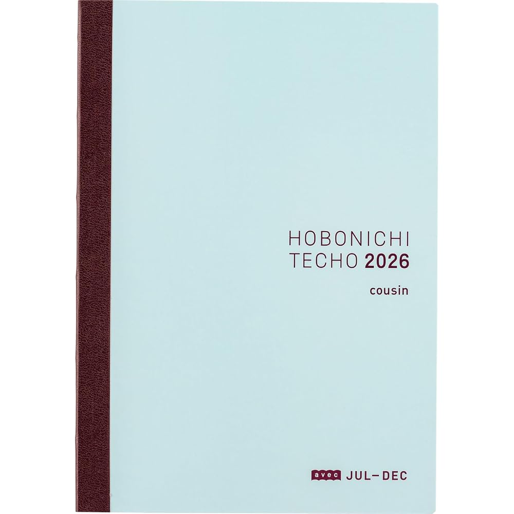 Hobonichi Techo 2026 Main Body Cousin avec [A5 / 1 page per day (second half only) / July / Monda...