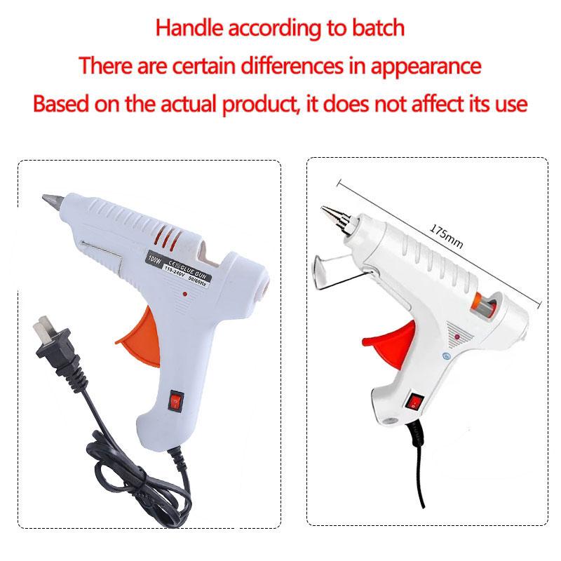 100W Hot Melt Glue Gun DIY Mini Household Industrial Guns Electric Repair Tool Use 11mm Glue  US plug Ships randomly  by style
