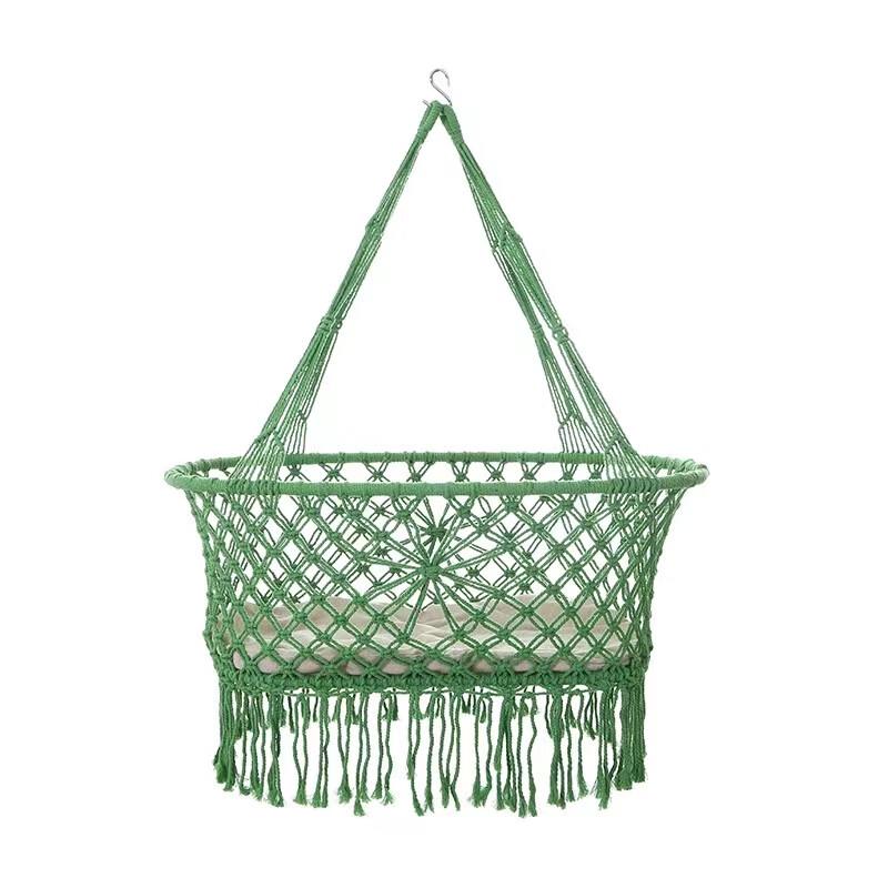 FEBORY Indoor Hand-Woven Children's Swing Cradle