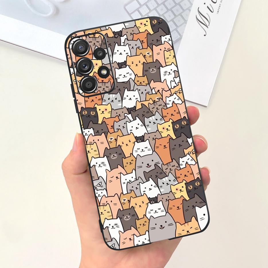 For Samsung Galaxy A32 A52 A72 5G Case Cute Cartoon Cover Shockproof Soft TPU Phone Case For Samsung A52 A 32 72 5G Fundas Coque
