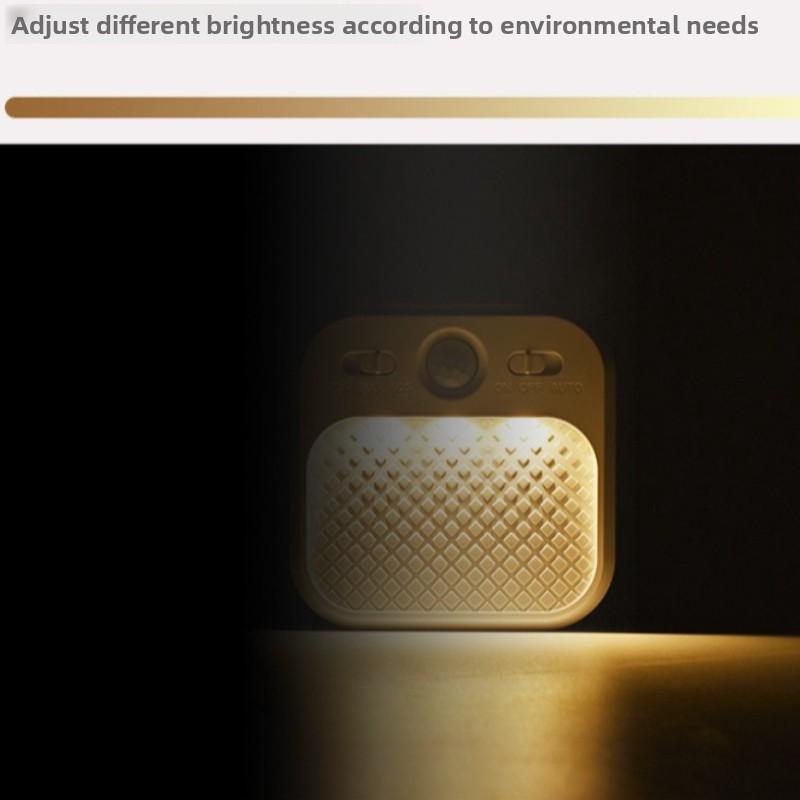 Smart IR Motion Sensor LED Night Light, Rechargeable Wall Lamp for Cabinet, Hallway, Stair, Kitchen, Bedroom & Nursing