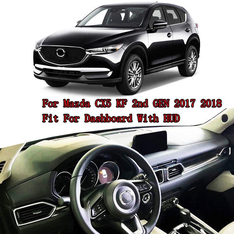 For Mazda CX-5 CX5 KF CX-8 2017-   2024 Dashmat Dashboard Cover Mat Rug Dash Sunshade Carpet Cushion Car Accessories